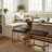 Ramel Faux Leather Ottoman