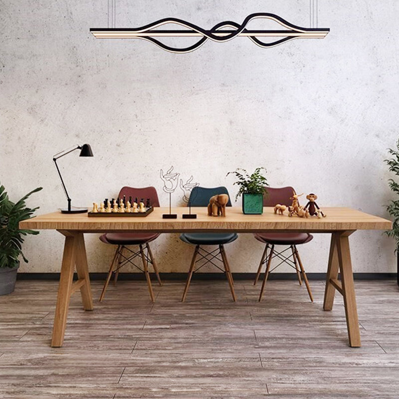 Table de salle à manger Nordic, H 29,53 po x L 29,53 po x l 62,99 po