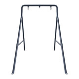 gobaplay Outdoor Single Swing Set with Support Bars for Tree Swing, Frame Only