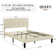 Auxter Upholstered Platform Bed Frame with Adjustable Headboard No Box Spring Needed