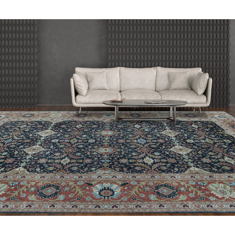 Sultanabad Wool Oriental Area Rug, Rectangle 8'9" x 11'9"