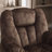 Microfiber/Microsuede and Wood Frame Power Lift Recliner with Heated Massage -1892426920