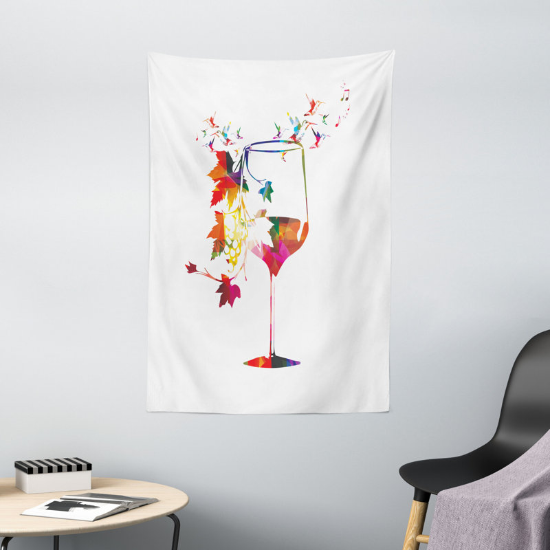 Tapisserie en polyester, H 60 po x l 40 po