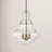 Burtt 3 - Light Single Schoolhouse Pendant in Natural Brass-1578815054