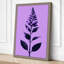 Lavender Stem Botanical - Wrapped Canvas-131761429-131761436
