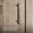 Levity Plus Less Sliding Shower Door, 81-5/8" H x 56-5/8 - 59-5/8" W, With 3/8" Thick Crystal Clear Glass-71812617