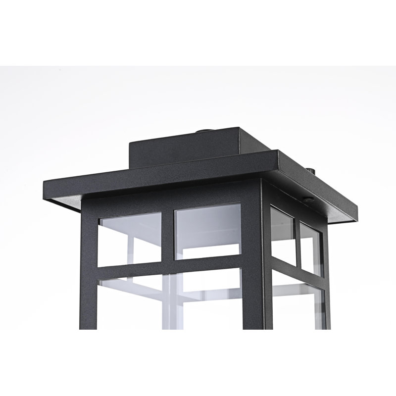 Moravian 6.5 Inch Outdoor Post Light in Black