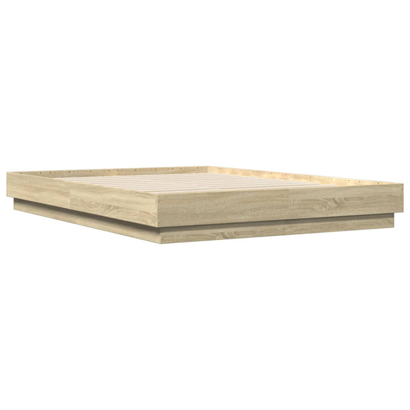 Noar Bed, King ( 160 x 200 cm), Sonoma Oak
