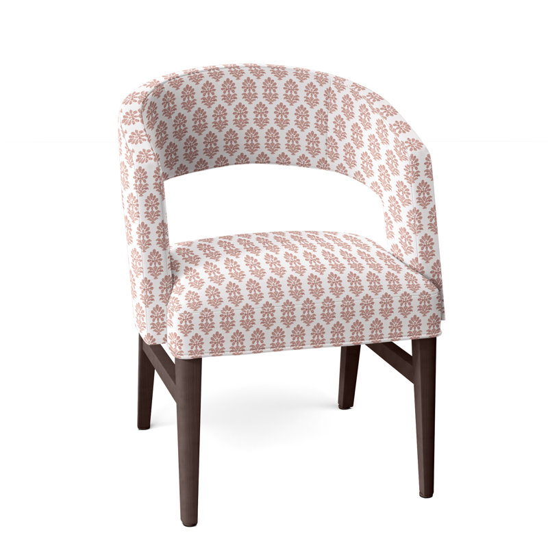 Chaise avec accoudoirs Bryant, Perigold Francine Dusty Rose, Tabac