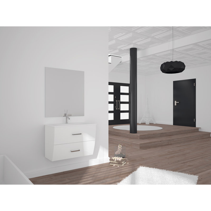 Ensemble de meuble-lavabo de salle de bain simple 32 po mccluskey