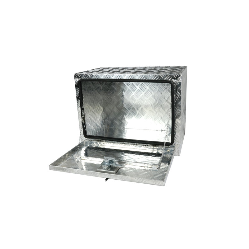 Aluminum Heavy Duty Pick Up Atv Trailer Tool Box With Lock (24''x16''x18'' Silver)