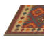 Tapis noir/orange/beige contemporain-974319986