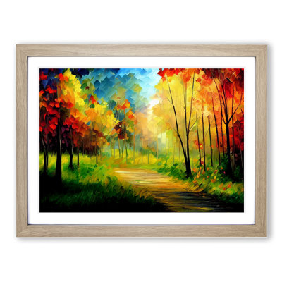 Magical Forest Vol.4 Abstract - Framed Print