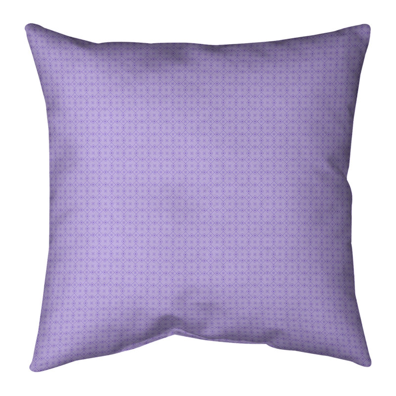 Housse de coussin Katelyn Elizabeth, 26 x 26, Pas de bourre, Mauve