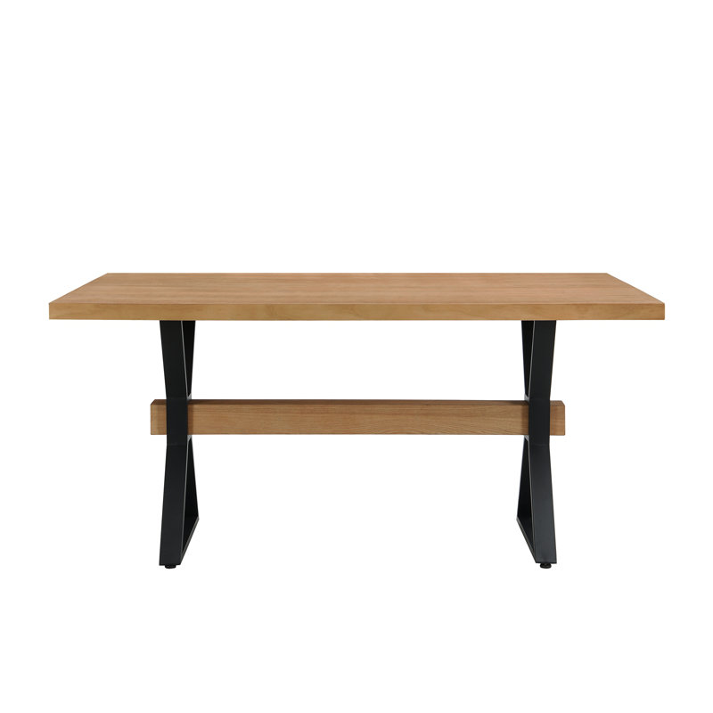 X-Shaped Legs Dining Table