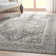  Apollo Tirana Vintage Medallion Oriental Dark Grey Flat-Weave Area Rug