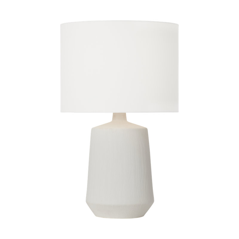 Panola Table Lamp, Matte White