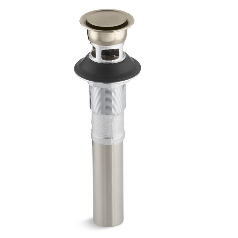 Pop-Up Bathroom Sink Drain, Vibrant Brushed Bronze, Yes