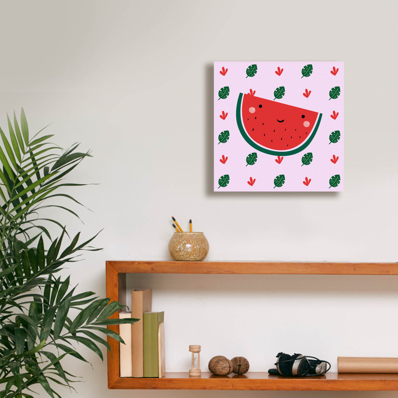 «Cute Watermelon» par Epic Graffiti Portfolio, H 12 po x l 12 po x P 0,75 po