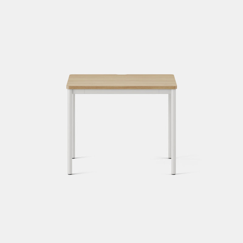 Daily Desk, 28.5" H x 36" W x 24" D, White, Woodgrain