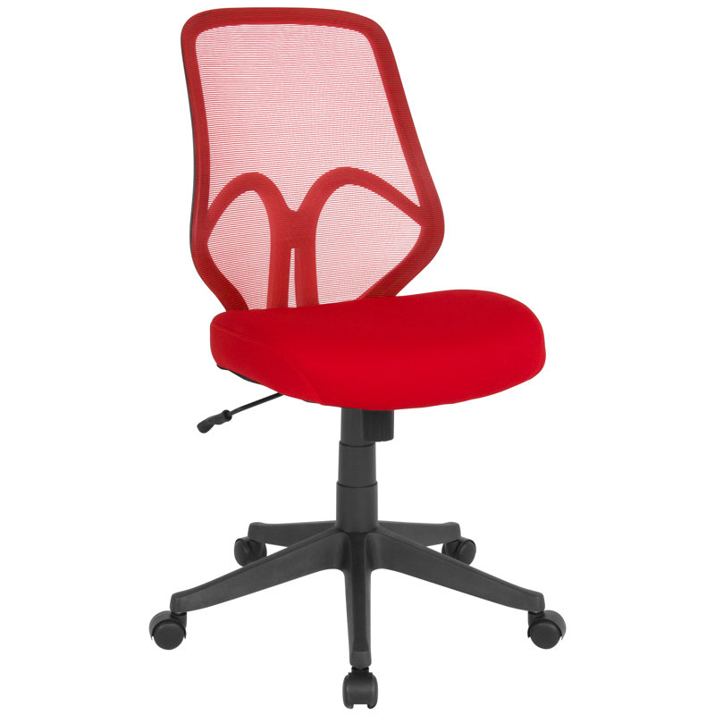 Trudy High Back Mesh Office Chair, Red