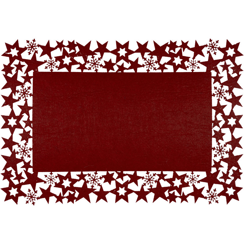 Spencerport Placemat, Maroon