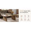 Table basse carrée 31,5 "- Table de chevet en bois rustique avec base Crisscross, table d'appoint industrielle
