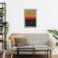 «Geometric Color Block Abstract», impression murale audacieuse et contemporaine-713460944