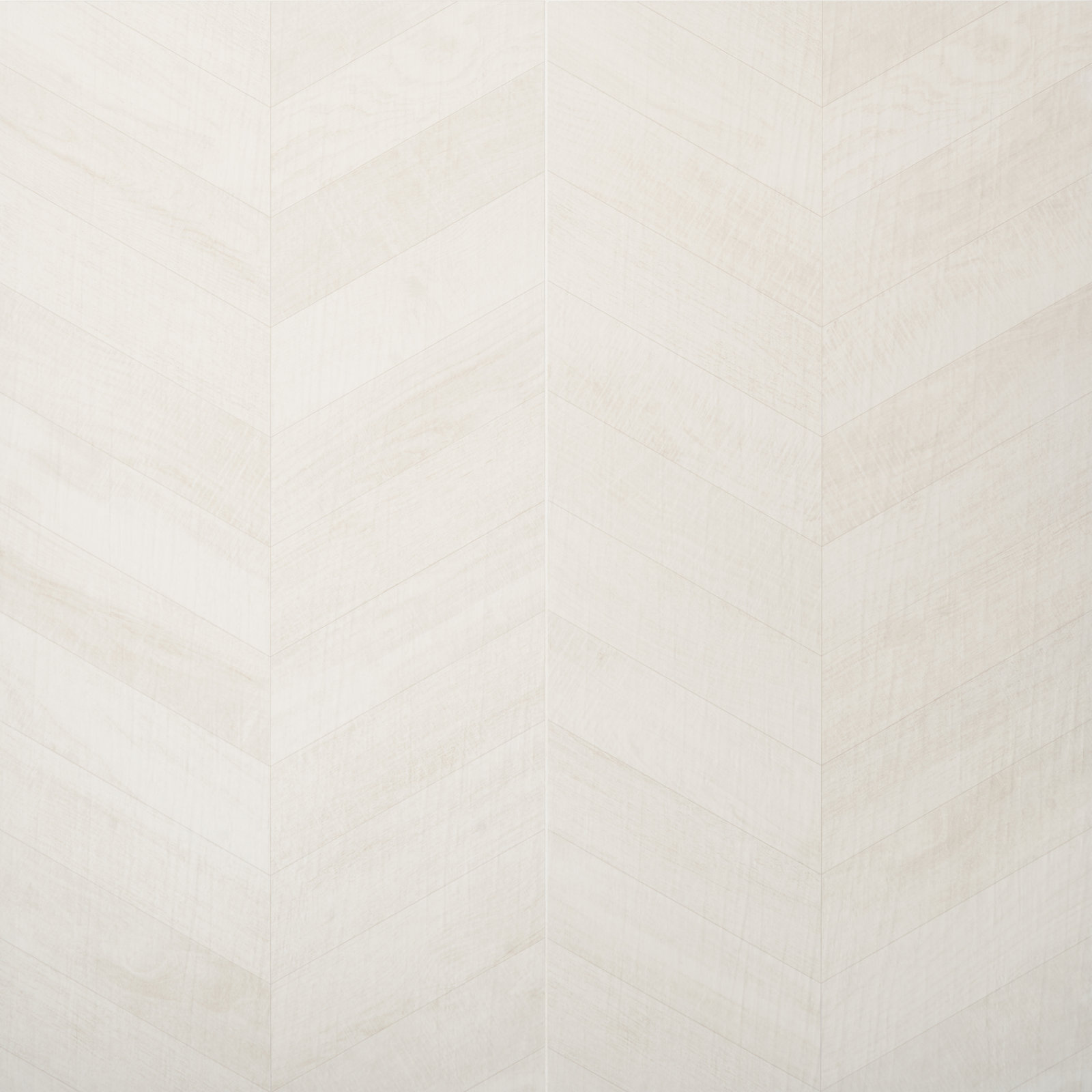 Auburn Chevron 24 in. x 48 in. Matte Porcelain Floor and Wall Tile (15.49 Sq. Ft. / Case), White
