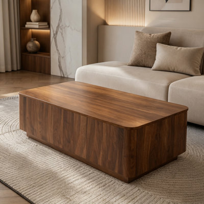 47'' Rectangle Coffee Table With Storage