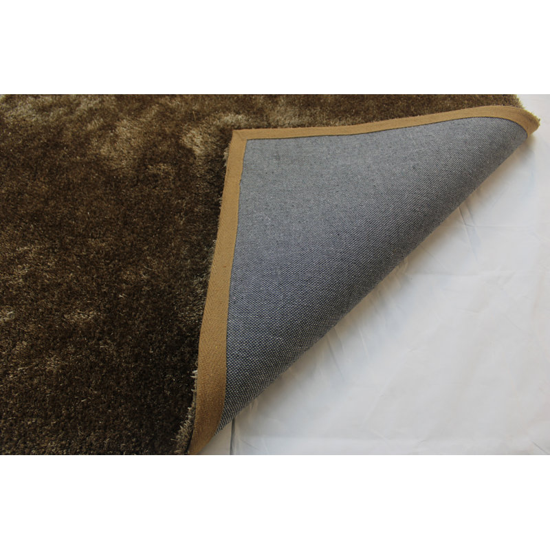 Kristin Solid Colour Shag Area Rug, Rectangle 120 x 170cm