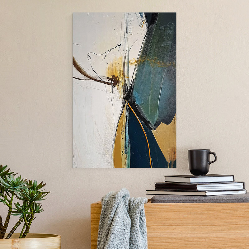Série ABSTRACT DCXII - Impression sur toile seulement - NON CADRE, 48" H x 32" W