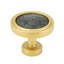 Spectra Weaves knob in gold finish-809588232
