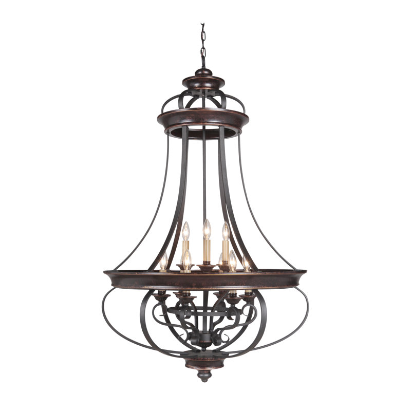 Lustre empire 9 lumières façon bougie Westerfield