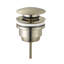 Universal Click-Clack Sink Drain - Drop-In - 2" Brass/Polished Nickel-1180941583