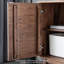 Buffet simple en noyer noir multifonction-122801871