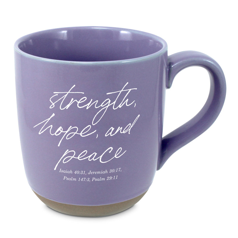 Mug Strength Hope And Peace 18Oz