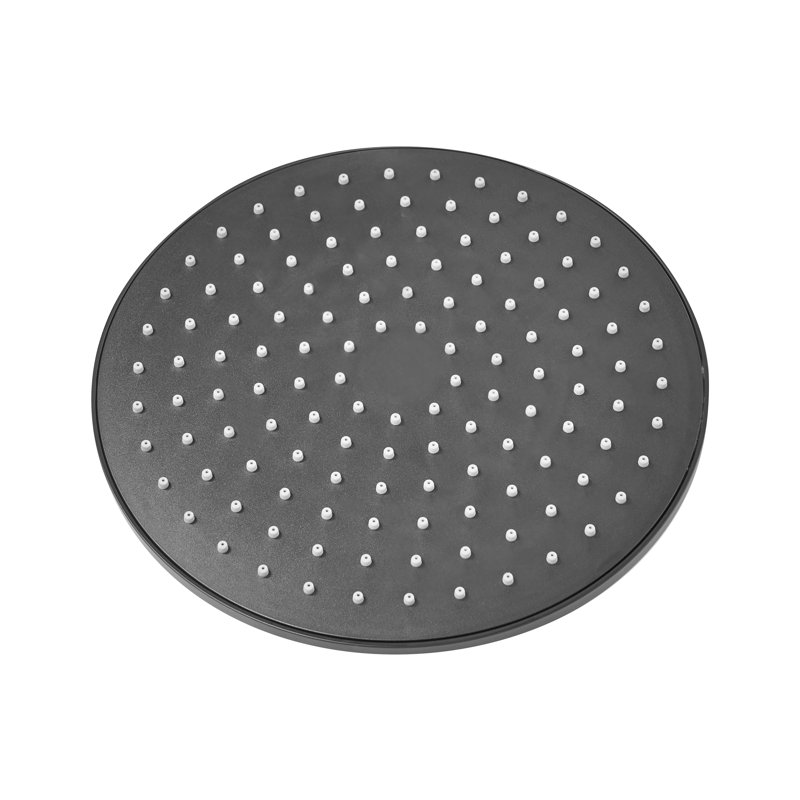 Rain Shower Head, Matte Black