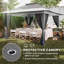 Tente escamotable 11,7 pi x 11,7 pi avec sacs de sable, UPF50 +