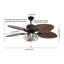 Ventilateur de plafond 5 pales Louvenia Royal Palm Valley