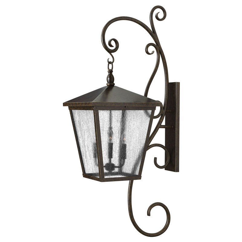 Trellis Bronze 4 - Bulb Outdoor Wall Lantern, 52" H x 16" W