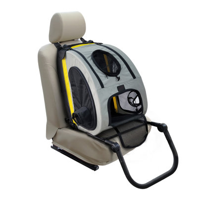 Caisse de voyage convertible pour chien pliable et portable