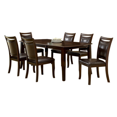 Valer 7 - Piece Pine Dining Set
