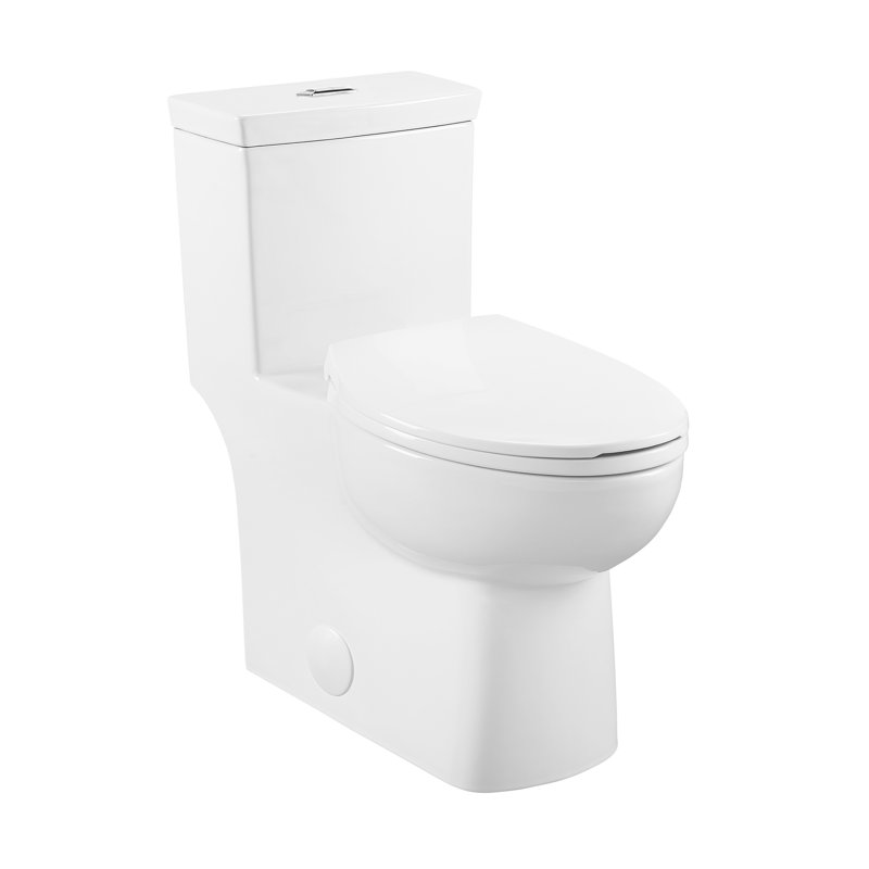 Classe One-Piece Toilet, Top, Glossy White