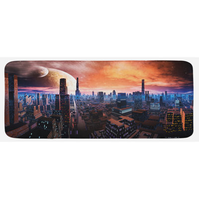Modern & Contemporary Solid Color Polyester Kitchen Mat