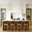 Classical / Traditional 8 - Light Clear Glass Lantern Style Cylinder Pendant-1268686559