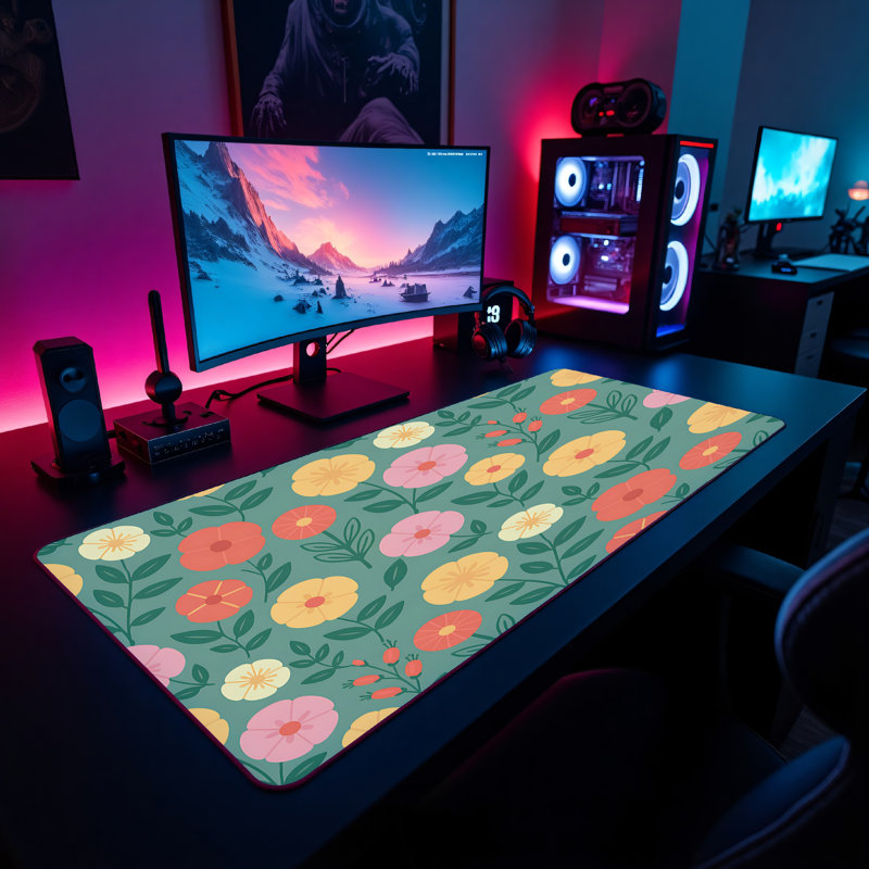 Polyester Desk Pad, 31.5x15.5