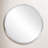 Vidal Stainless Steel Round Mirror