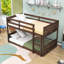 Twin Over Twin Wood Floor Bunk Bed-81598568