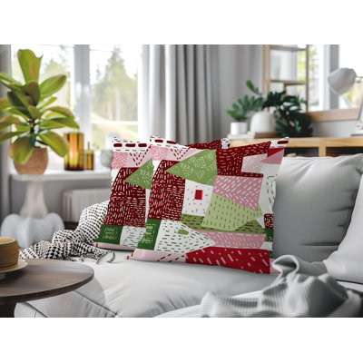 Oreiller réversible intérieur / extérieur Praxies Patches